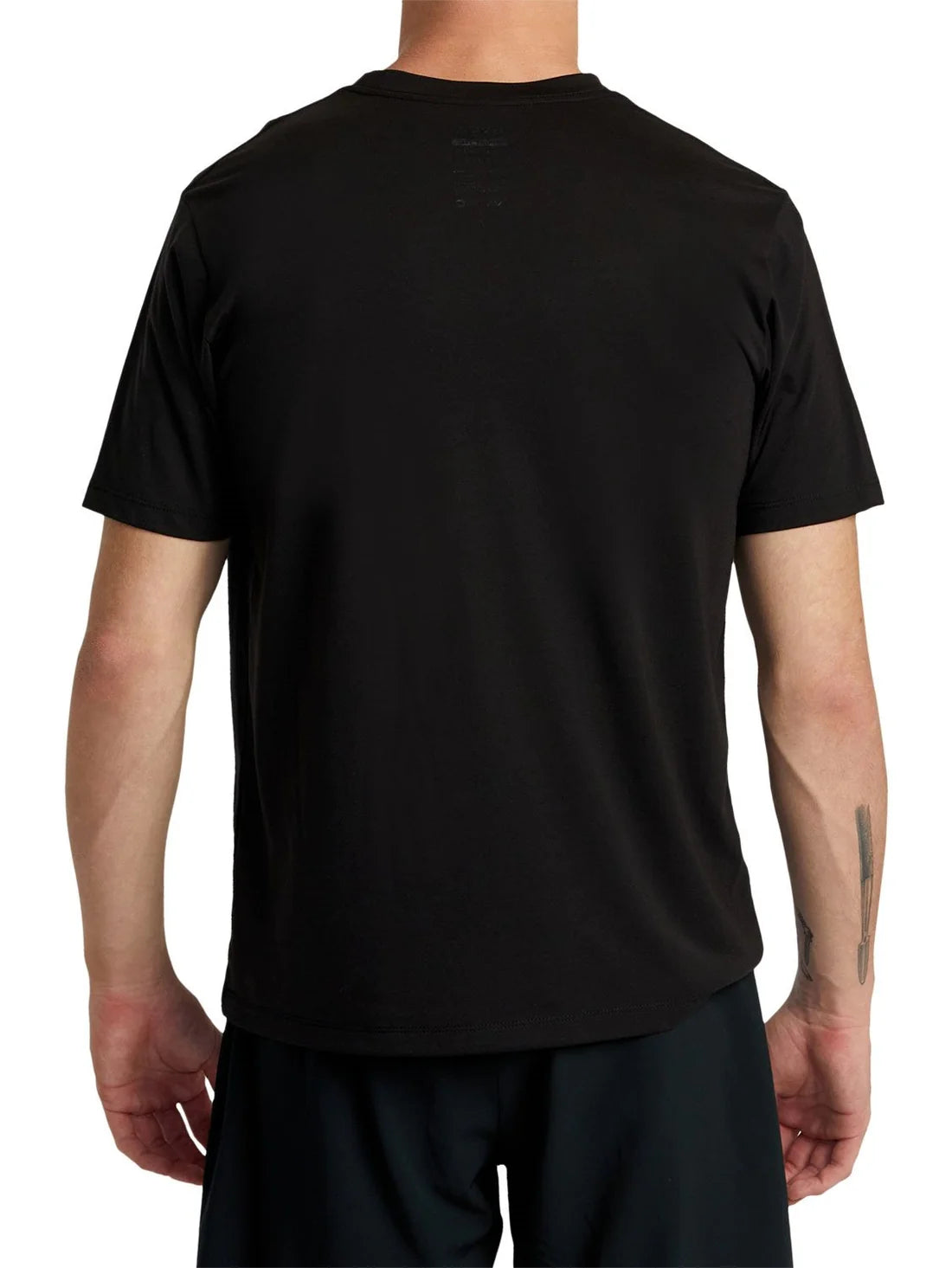 RVCA Mens Segments Ss Tee Black