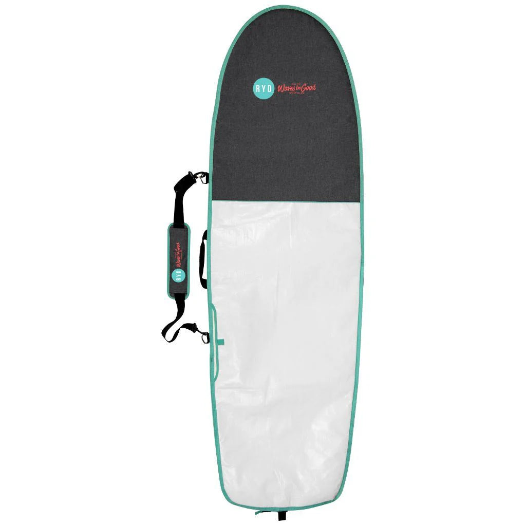 RYD Board Cover Simple 6'0 Alt Range White Aqua