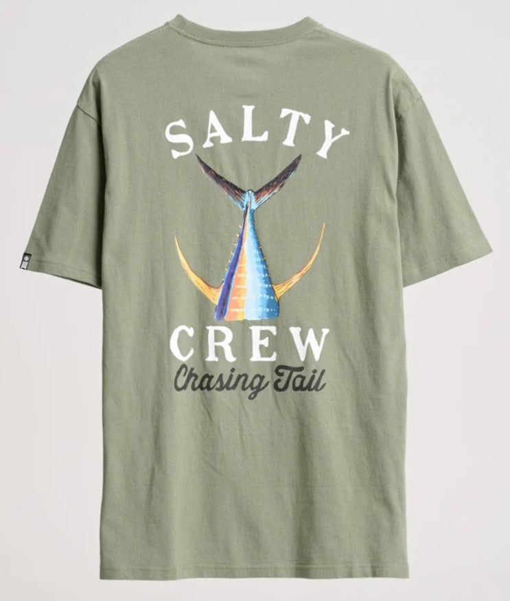 Salty Crew Mens Tailed Standard Ss Tee Olive