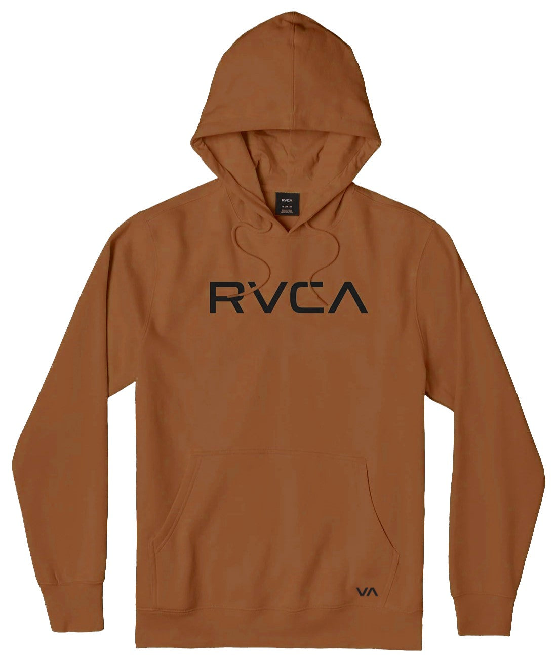 RVCA Mens Big RVCA Hoodie Rawhide