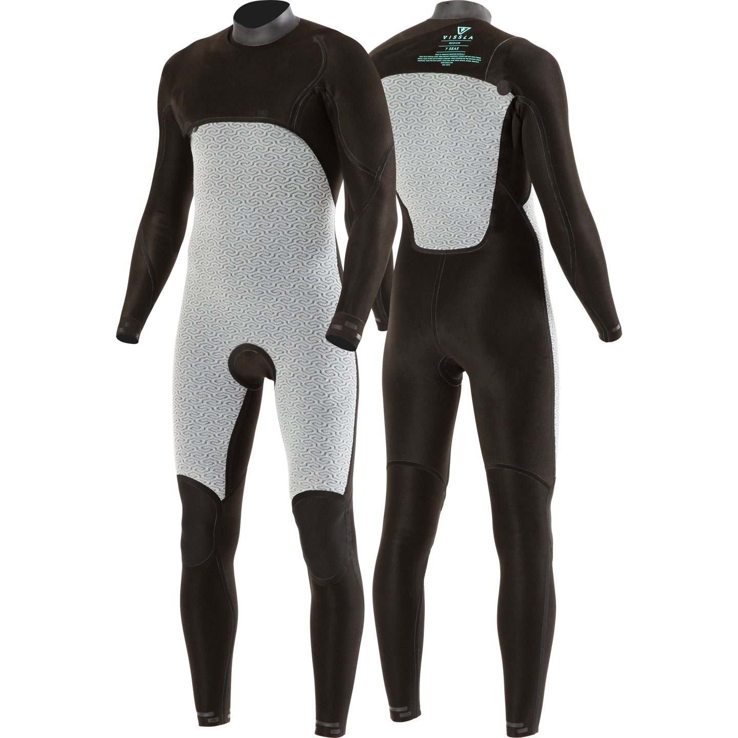 Vissla Boys 7 Seas 3-2 Full Chest Zip Wetsuit