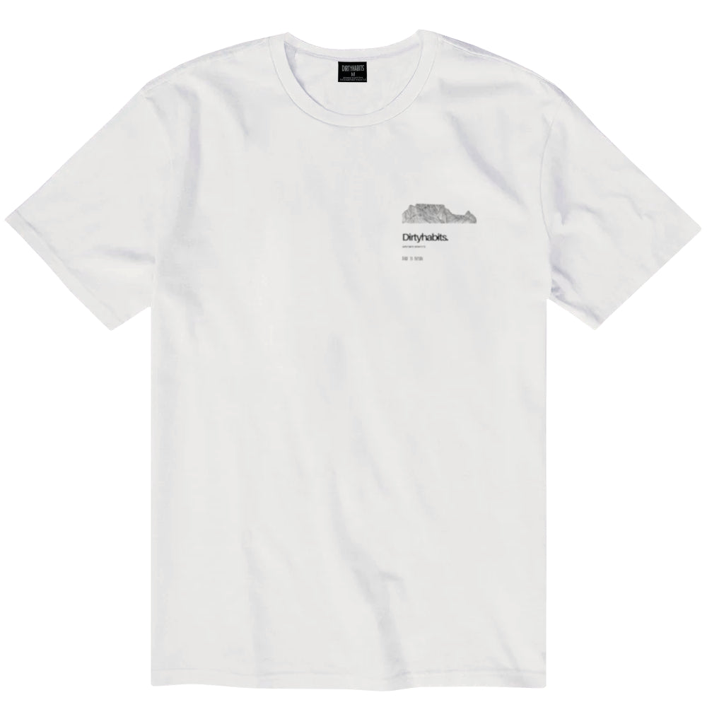 Dirty Habits Mens Peak Ss Tee White