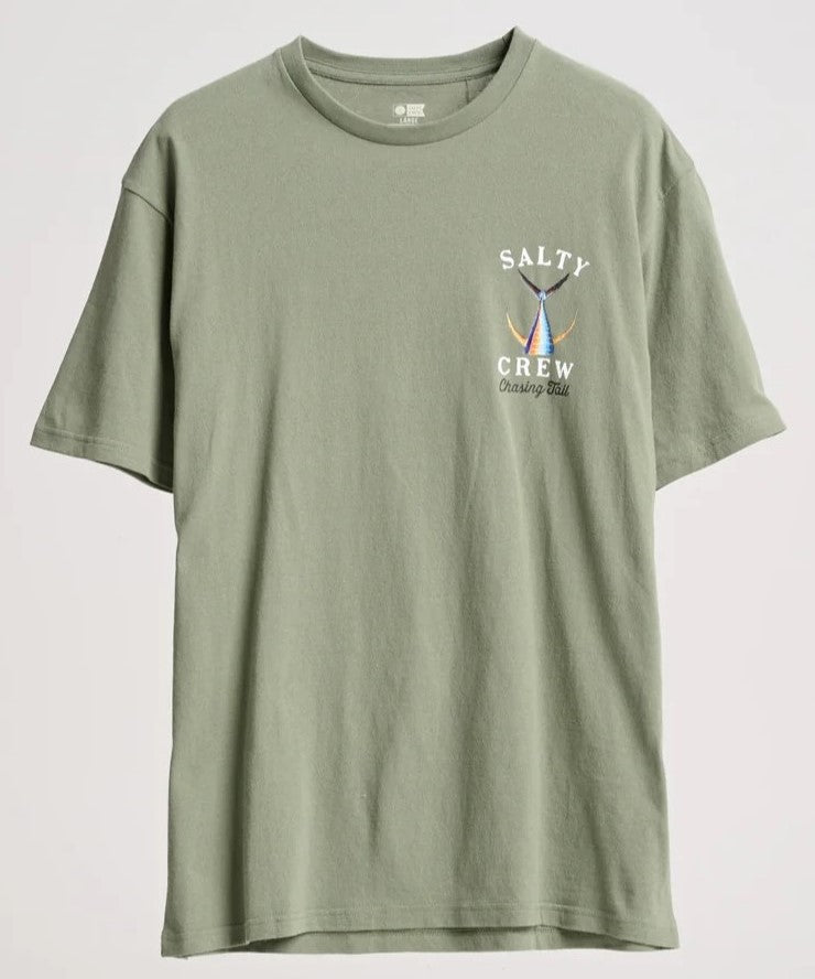 Salty Crew Mens Tailed Standard Ss Tee Olive