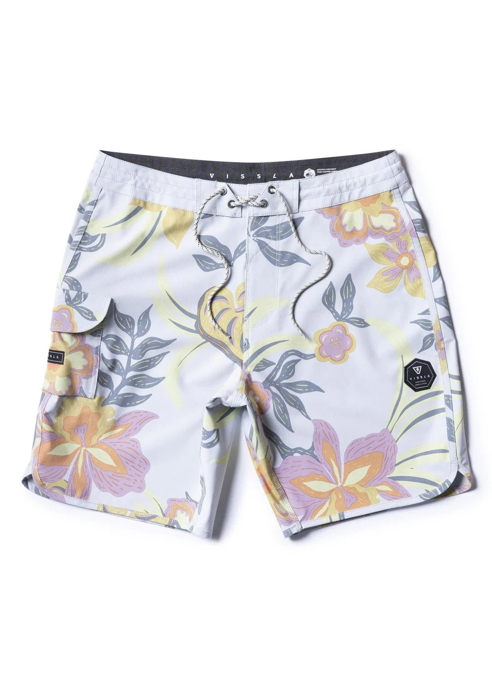 Vissla Mens Velzyland 18.5 Boardshort Bone