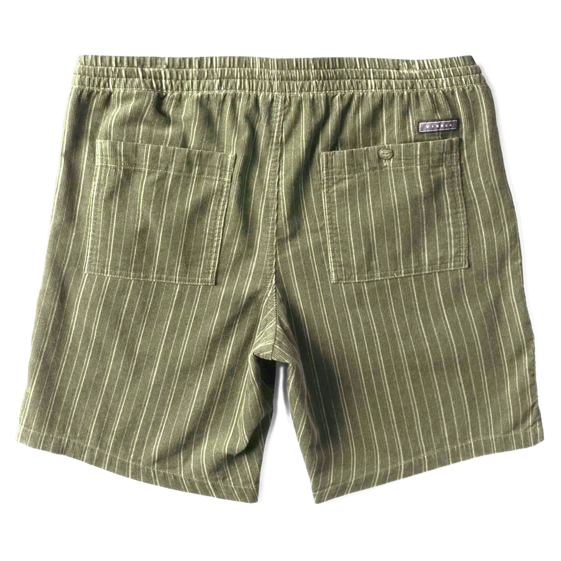 VIssla Mens Rails Cord 18 Elastic Walkshort Olive