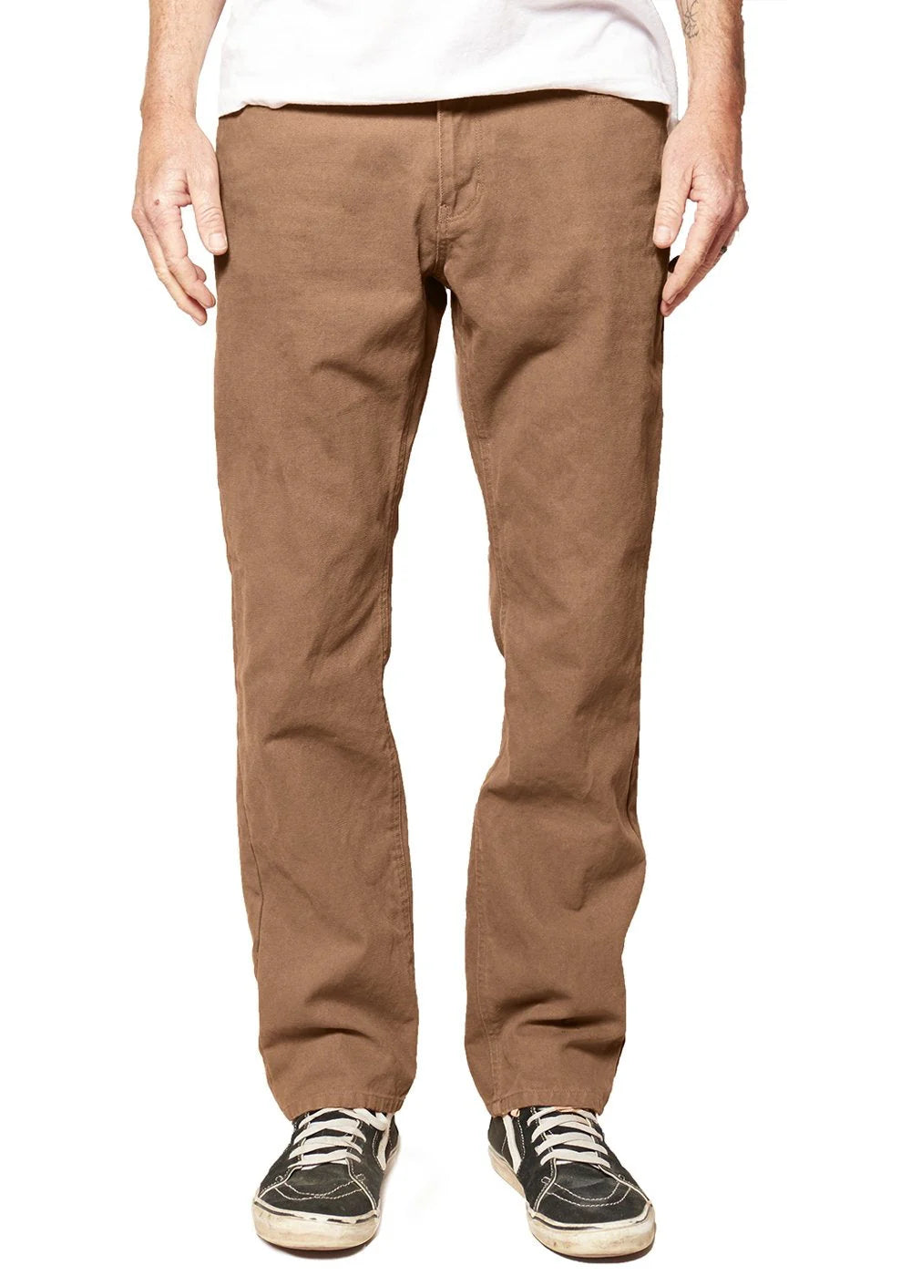 Vissla Mens Border Canvas 5 Pocket Pant Kangaroo