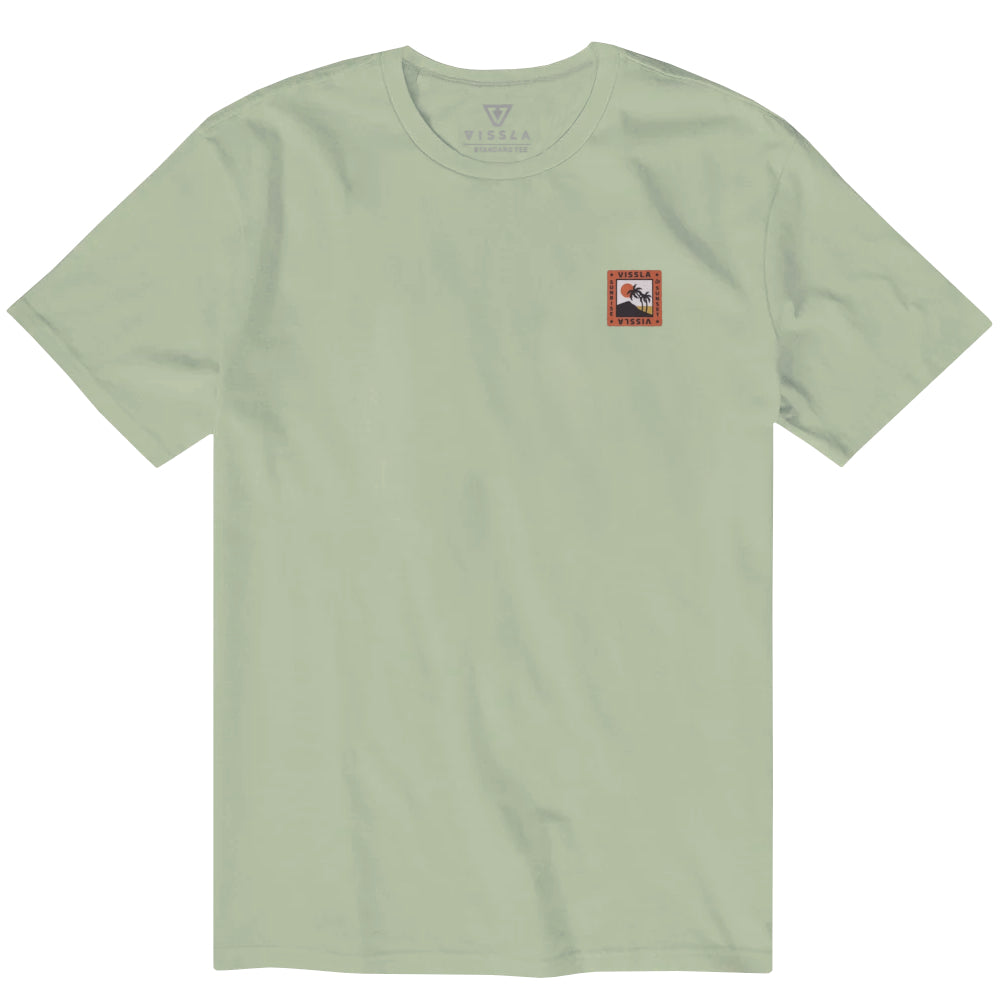 Vissla Mens Sunrise Tee Agave