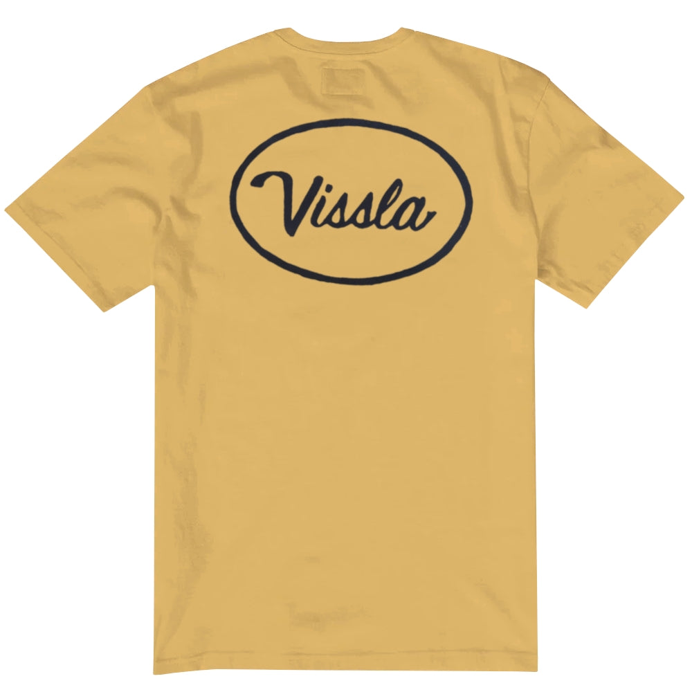 VIssla Mens Station Ss Tee Gold