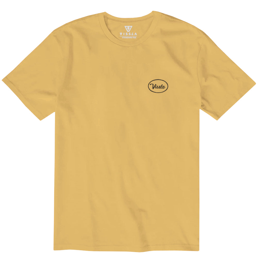 VIssla Mens Station Ss Tee Gold