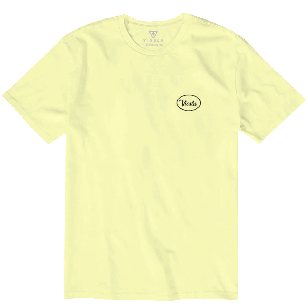 Vissla Mens Station Ss Tee Ochre