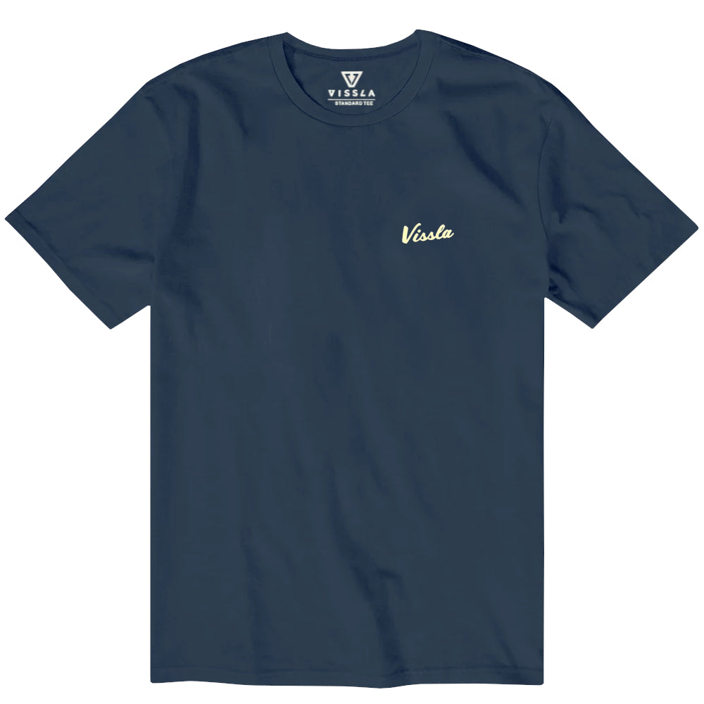 Vissla Mens Reefer Tee Dark Denim