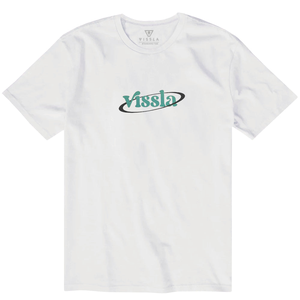 VIssla Mens Orbit Ss Tee White