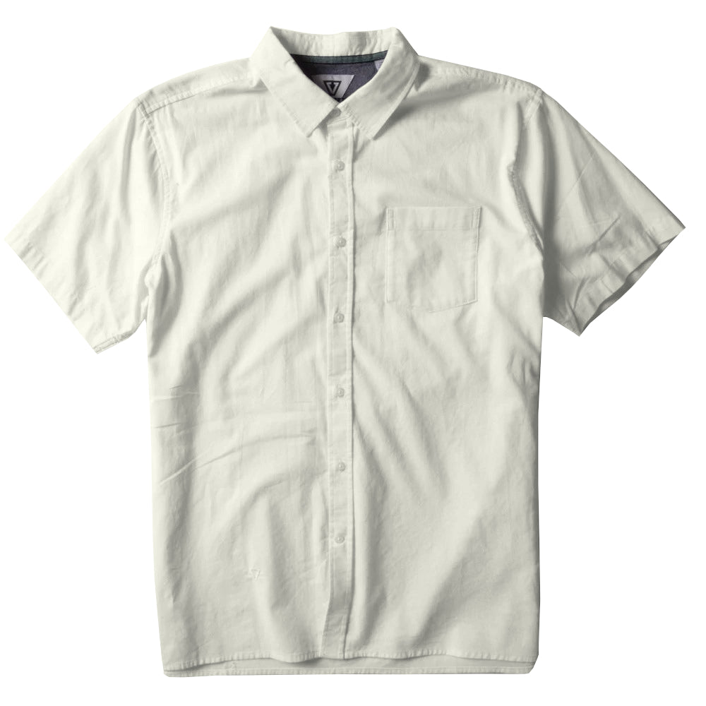 Vissla Mens The Box Eco Ss Shirt Vintage White