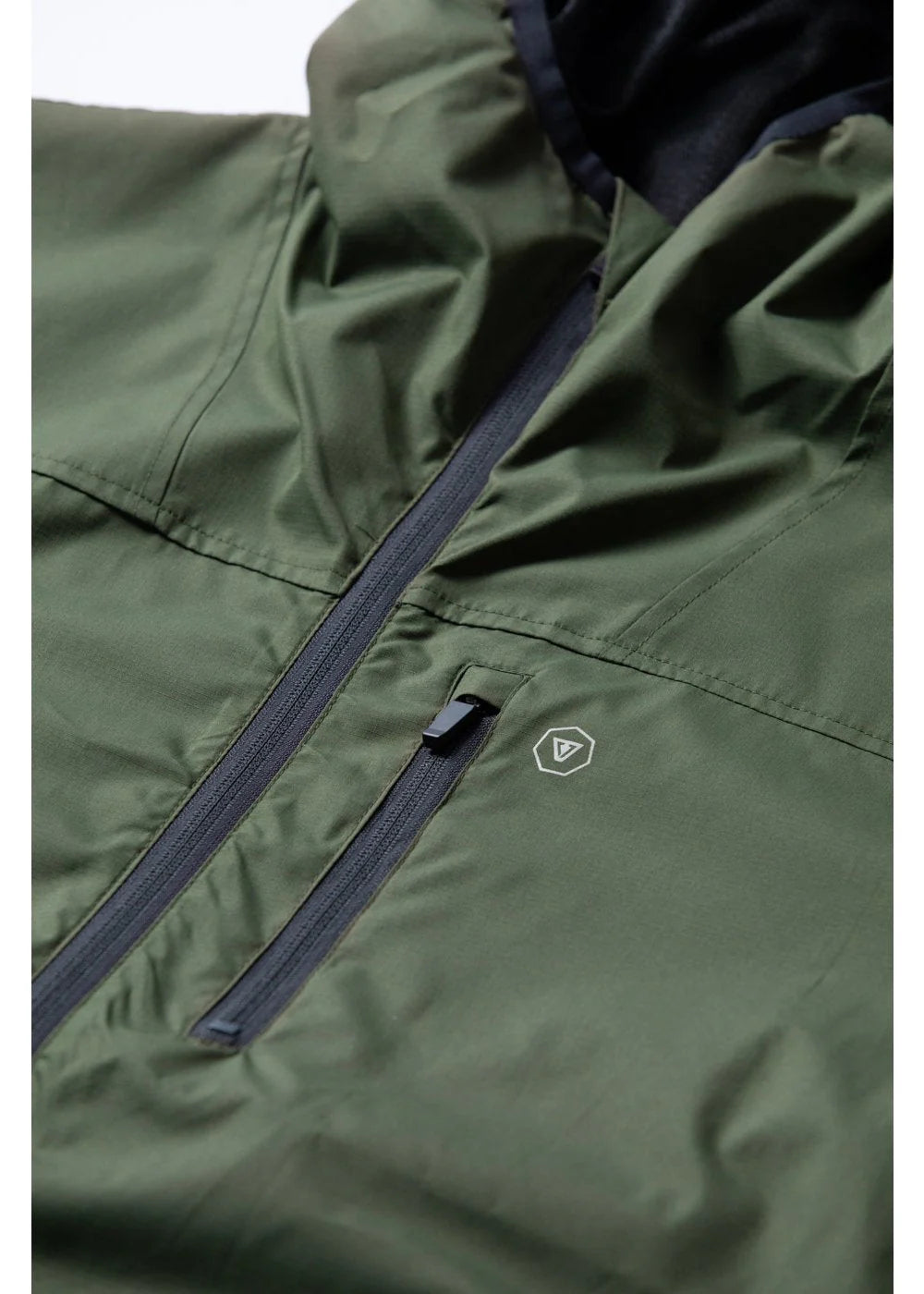 Vissla Mens Offshore ECO Windbreaker Dark Olive