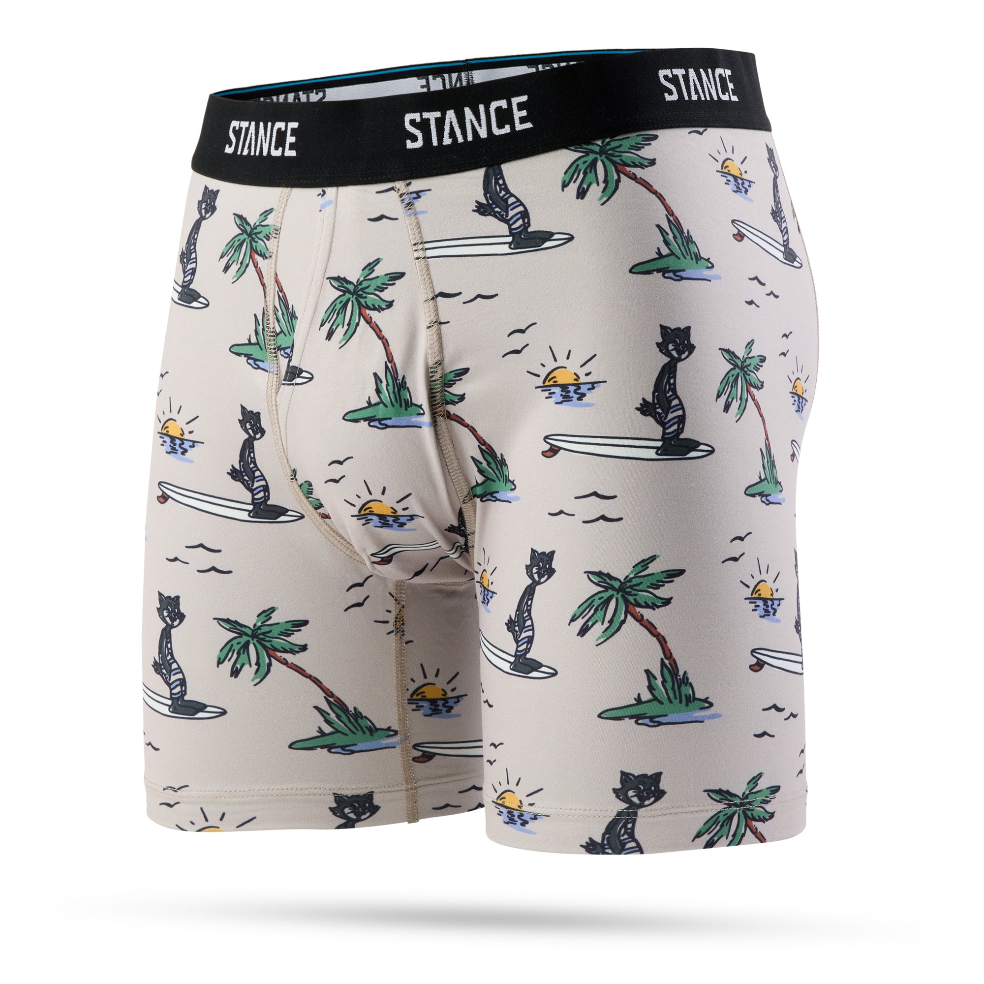 Stance Mens Kool Kats Boxer Brief String Grey