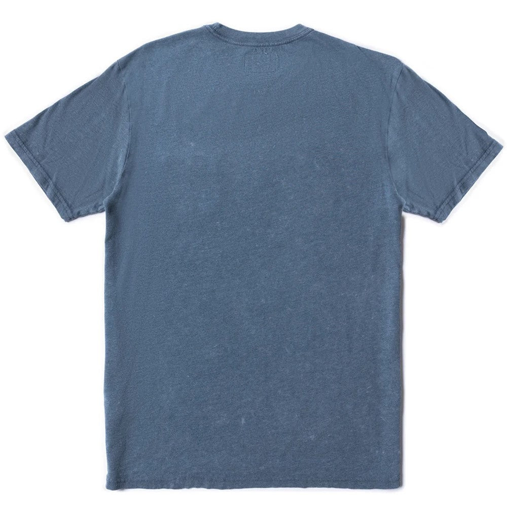 Vissla Mens Solid Sets Ss Pocket Tee Sea Water