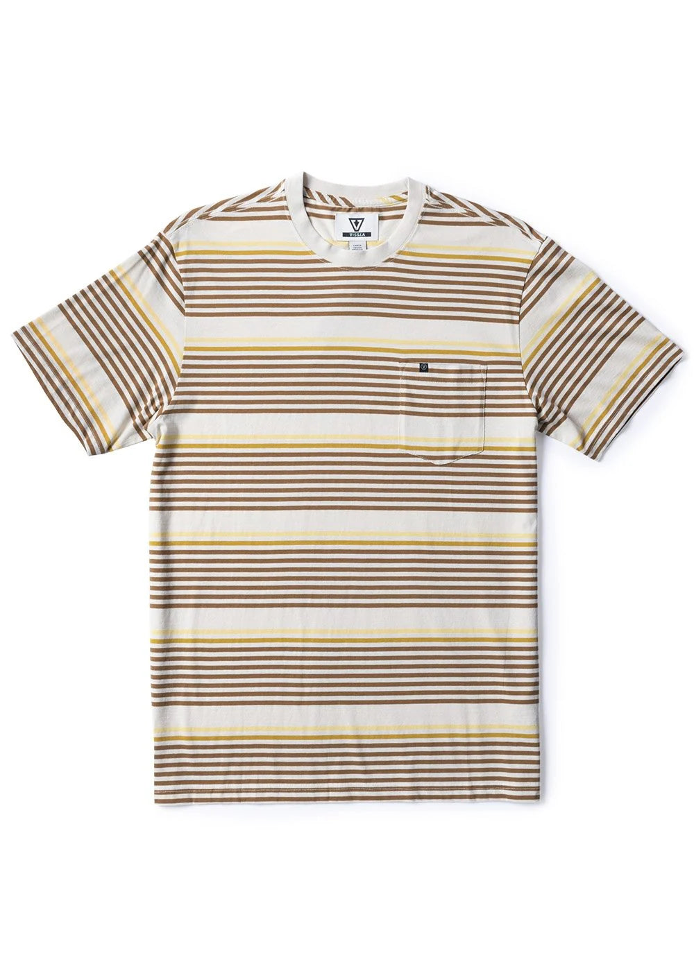 Vissla Mens Grooves Eco Ss Tee Rubber