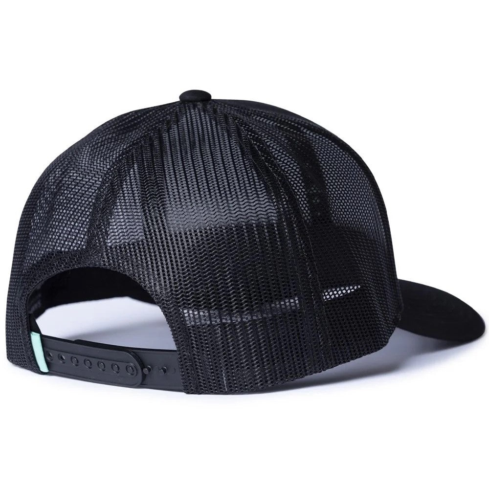 Vissla Mens Wavelengths Eco Trucker Hat Black