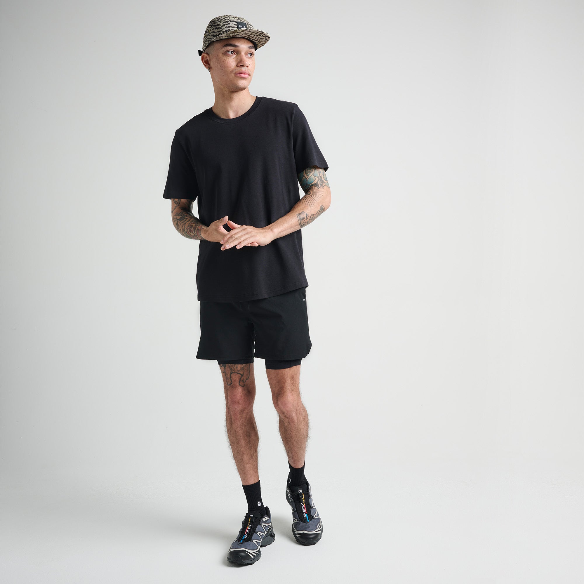 Stance Mens Flux Liner Short Black