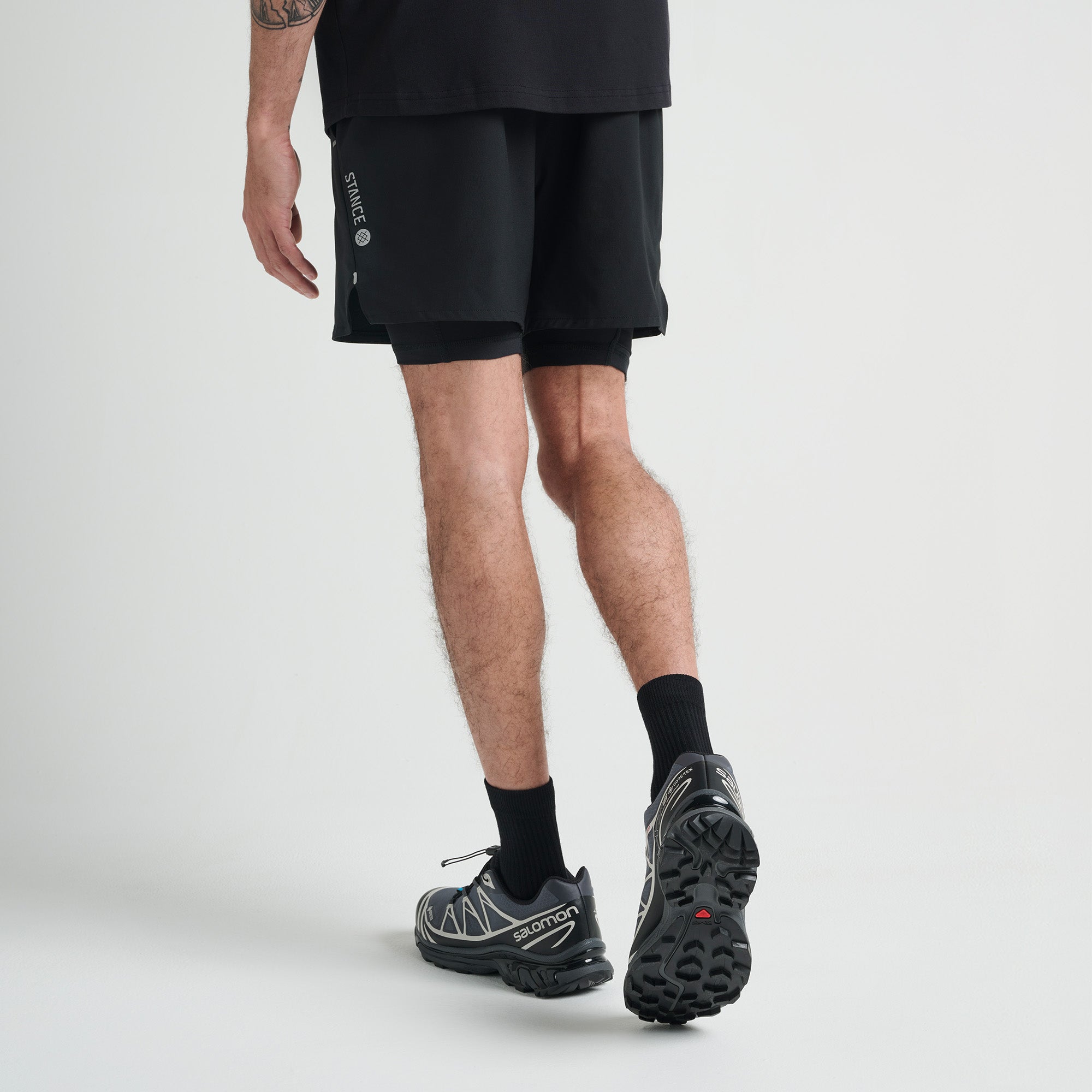 Stance Mens Flux Liner Short Black