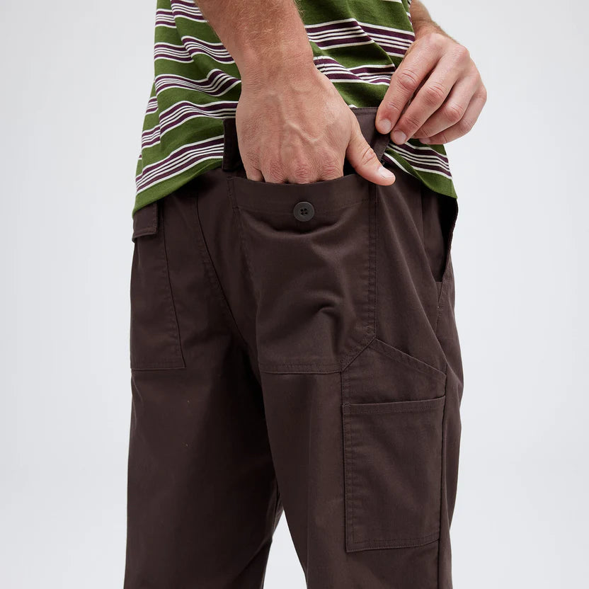 Stance Mens Compound Pant Dark Brown