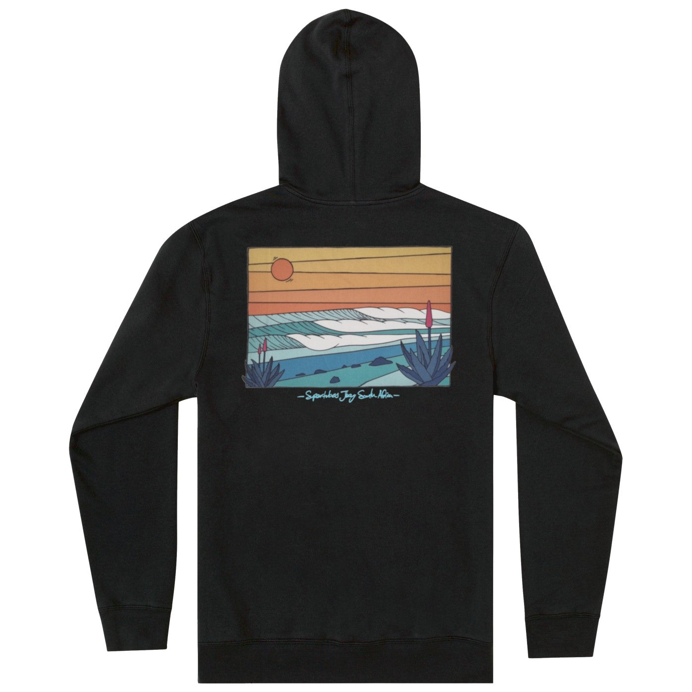 Vissla Mens Larmor X Supers Jbay Pullover Black