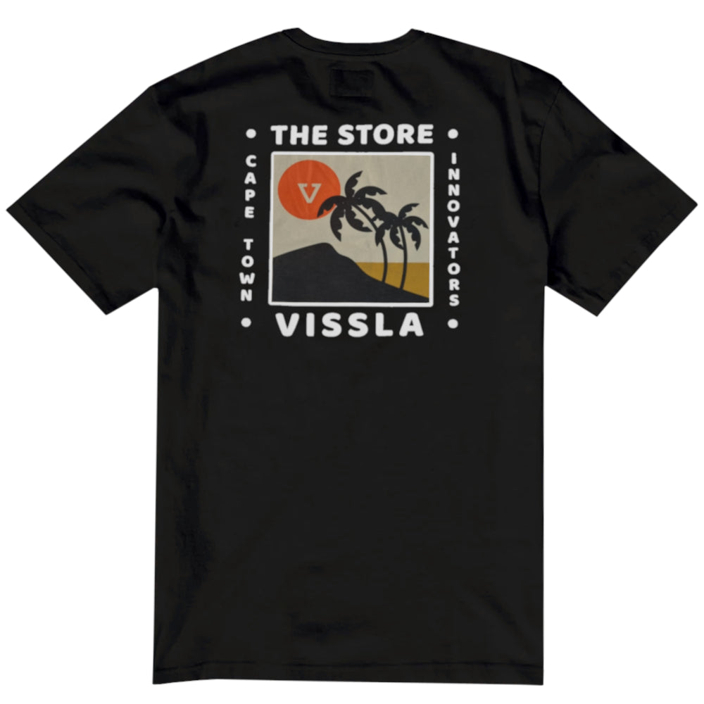 Vissla X The Store Cape Town Heritage Ss Tee Black