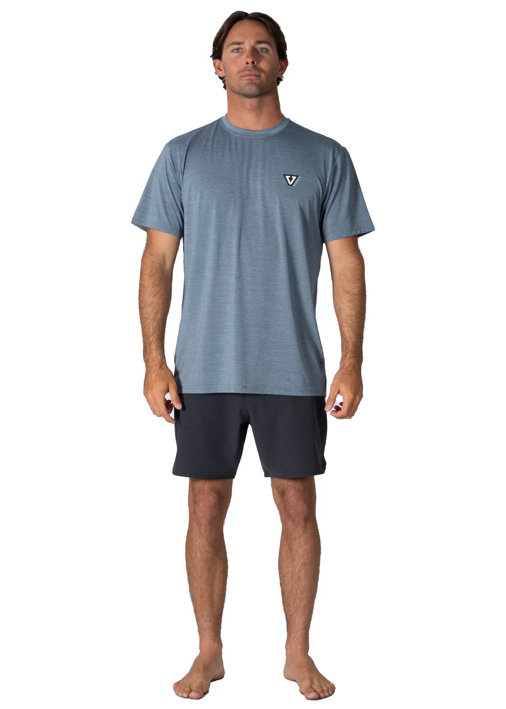 Vissla Mens Twisted Eco Ss Lycra Sun Shirt Dusk