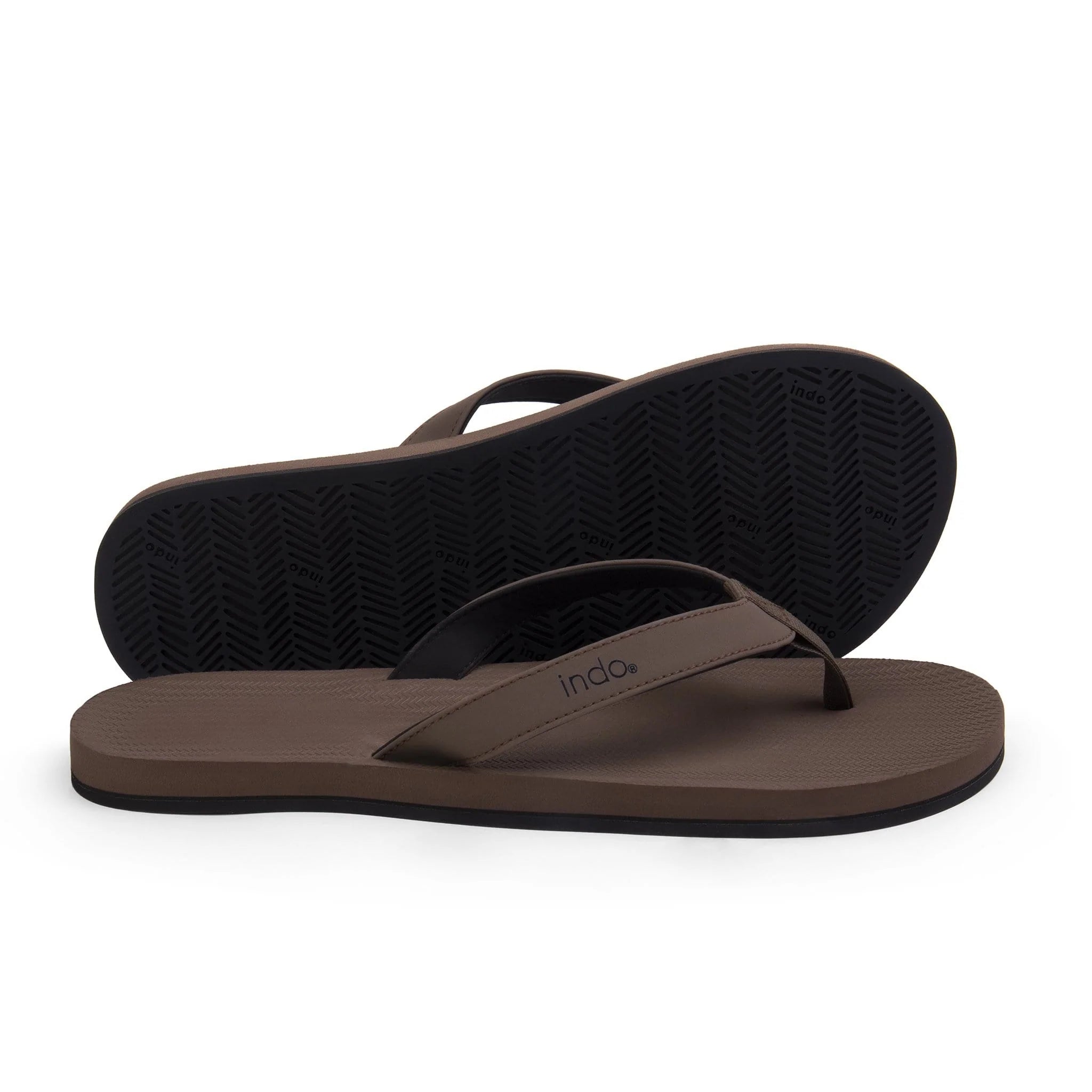 Indosole Mens Flip Flop Sandal Soil