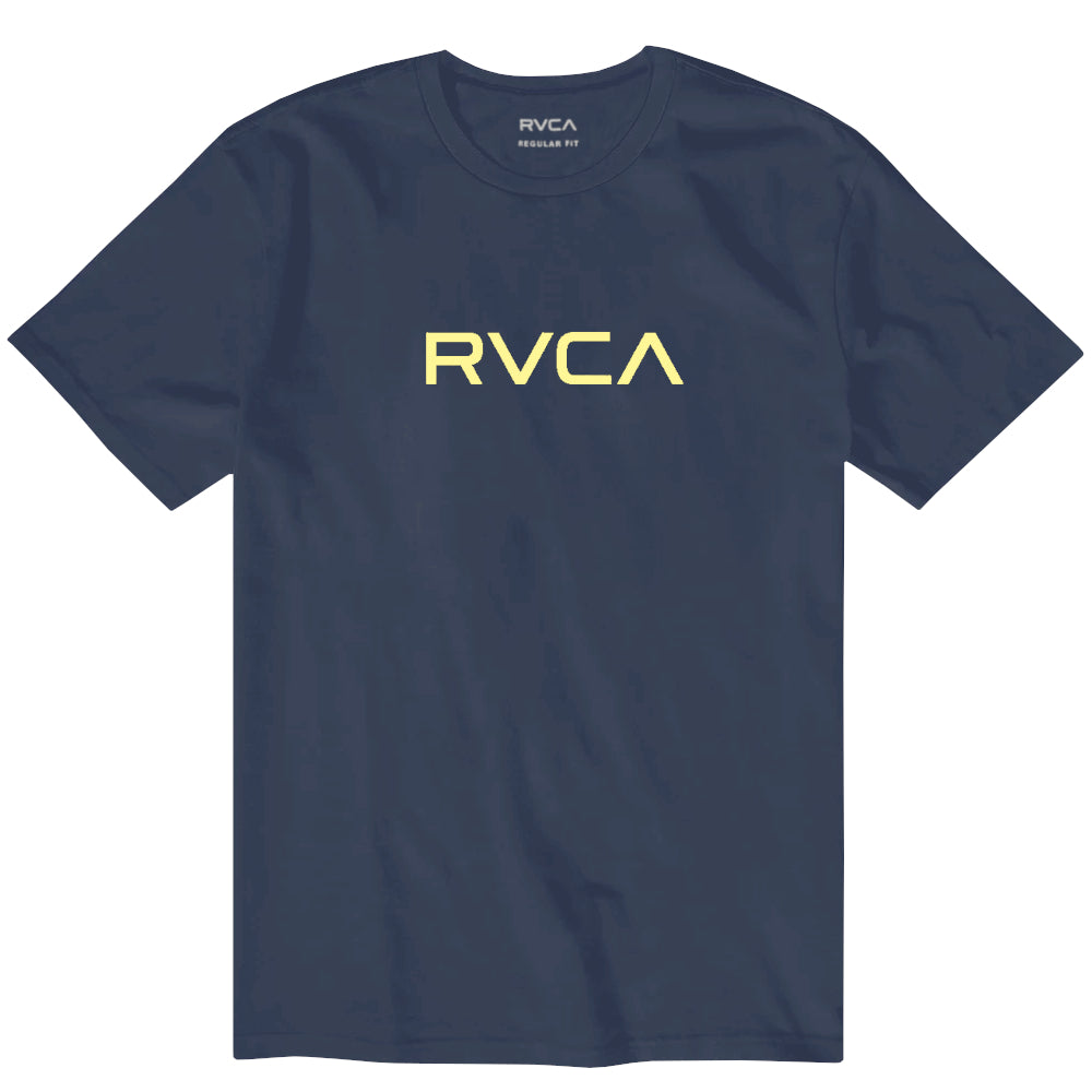 RVCA Mens Big RVCA Ss Tee Navy