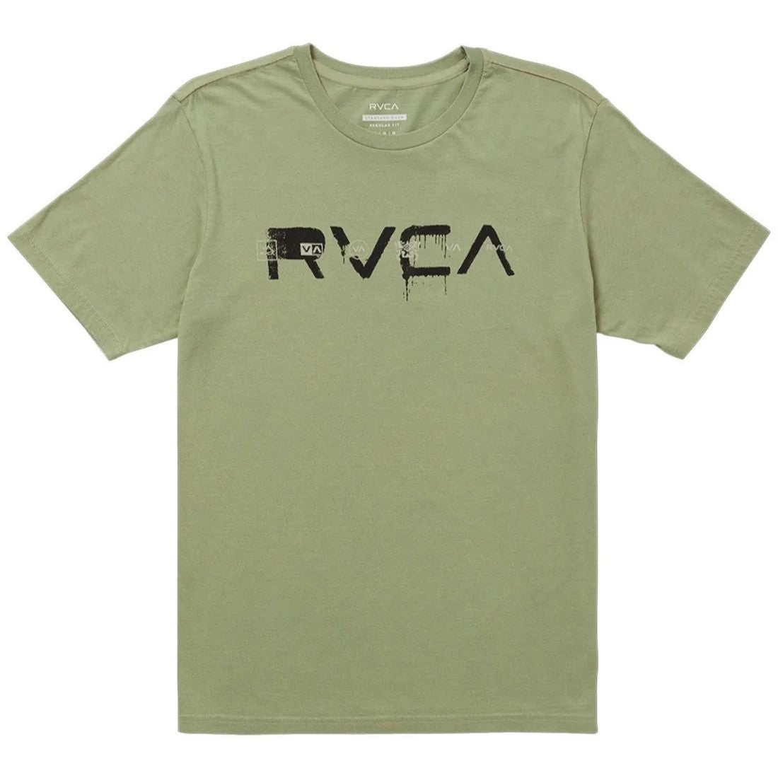 RVCA Boys All Spray Ss Tee Ranger Green