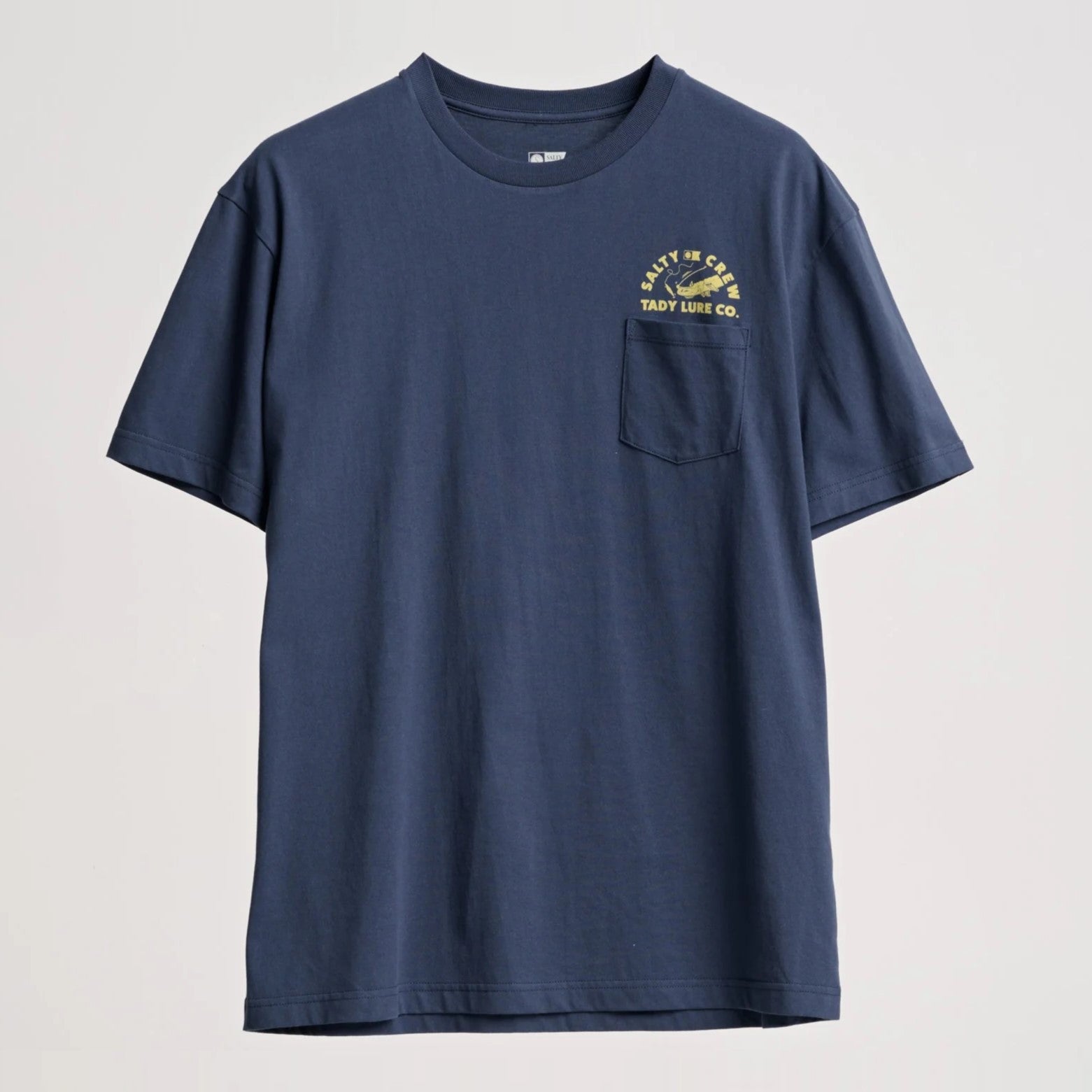 Salty Crew Tady Lure Co Premium Pocket Ss Tee Navy