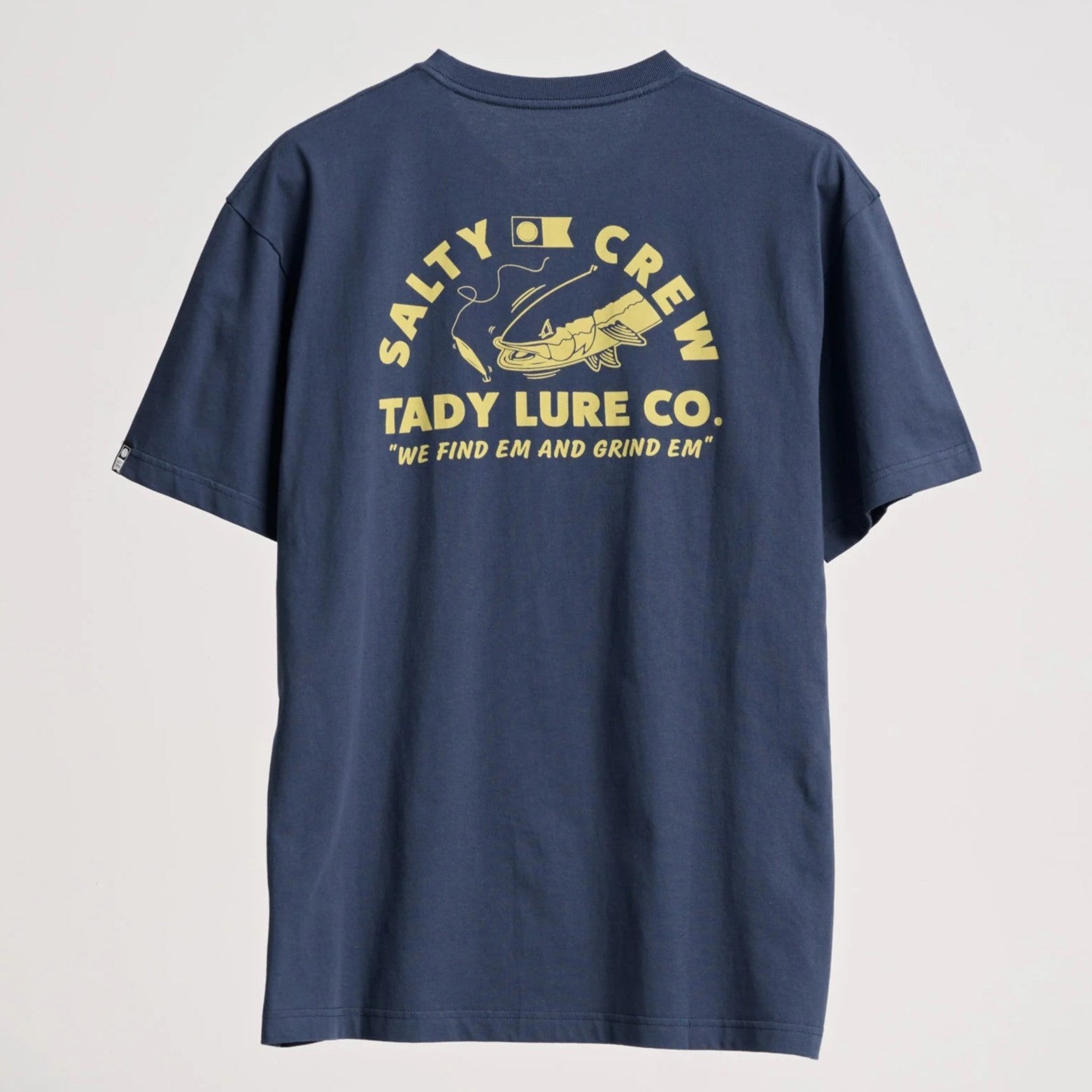 Salty Crew Tady Lure Co Premium Pocket Ss Tee Navy