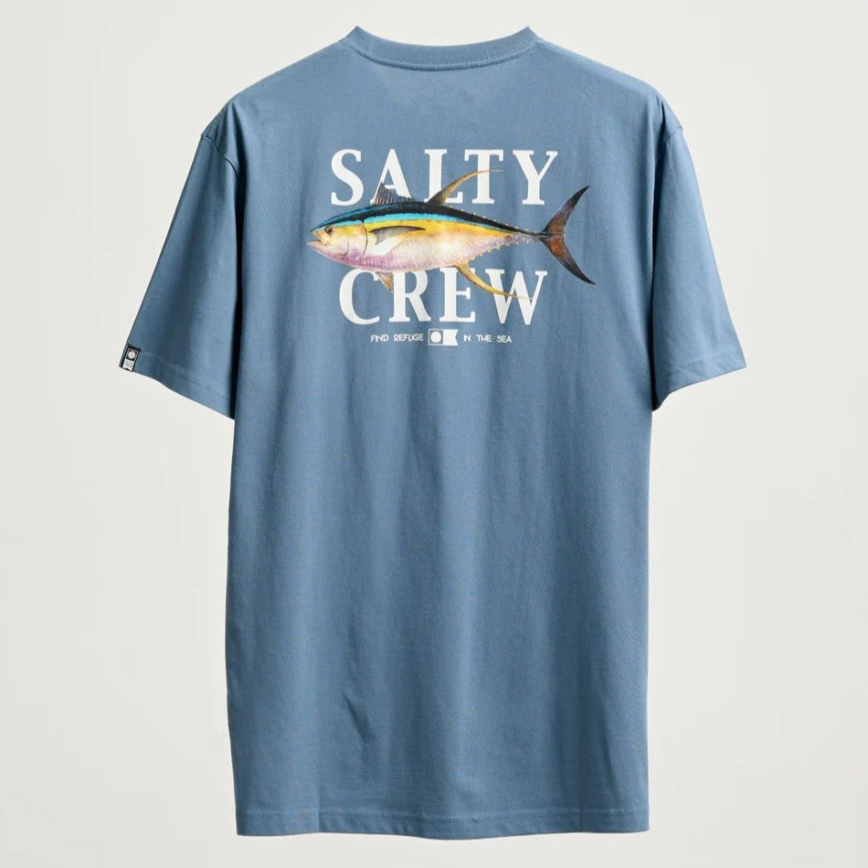 Salty Crew Mens Yellow Fin Ss Tee Dark Slate