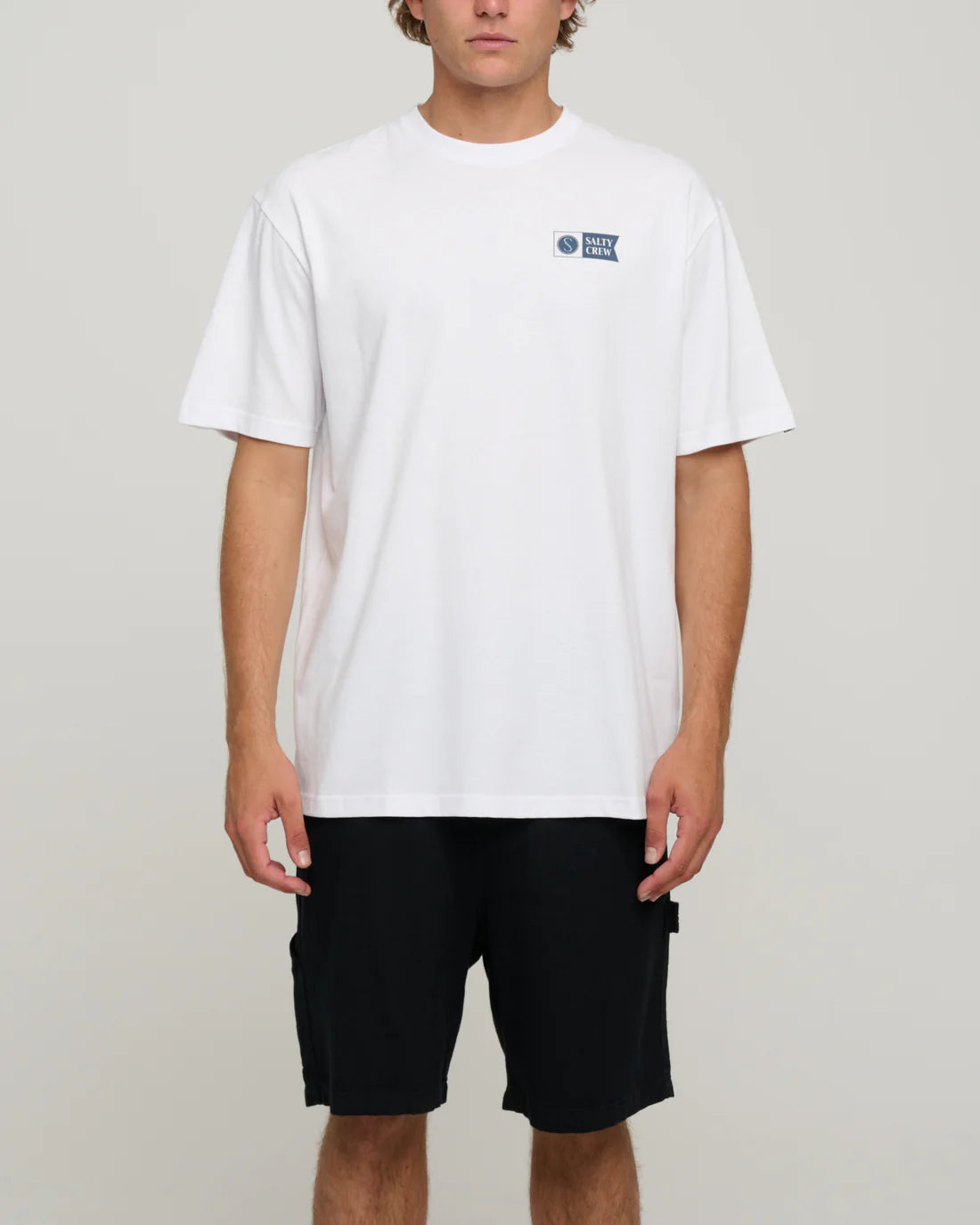 Salty Crew Mens Tailgate Ss Tee White