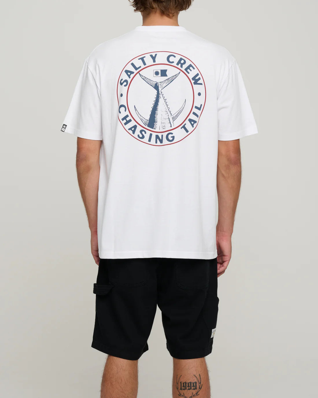 Salty Crew Mens Tailgate Ss Tee White