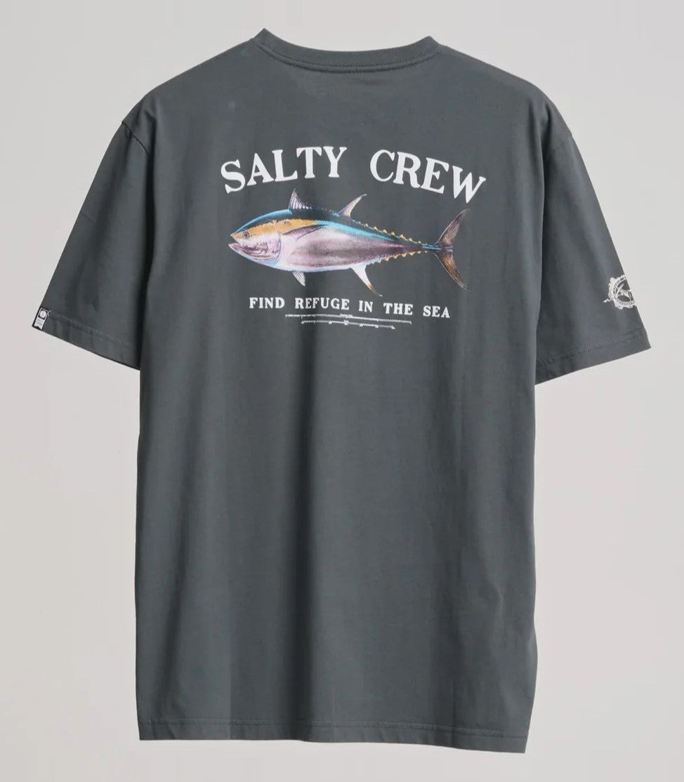 Salty Crew Mens Big Blue Premium Ss Tee Coal