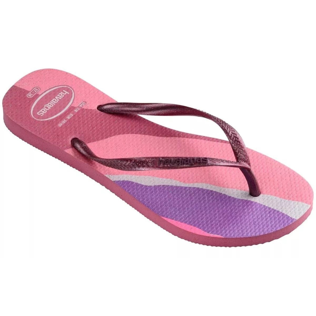 Havaianas Womens Slim Palette Glow Velvet Rose