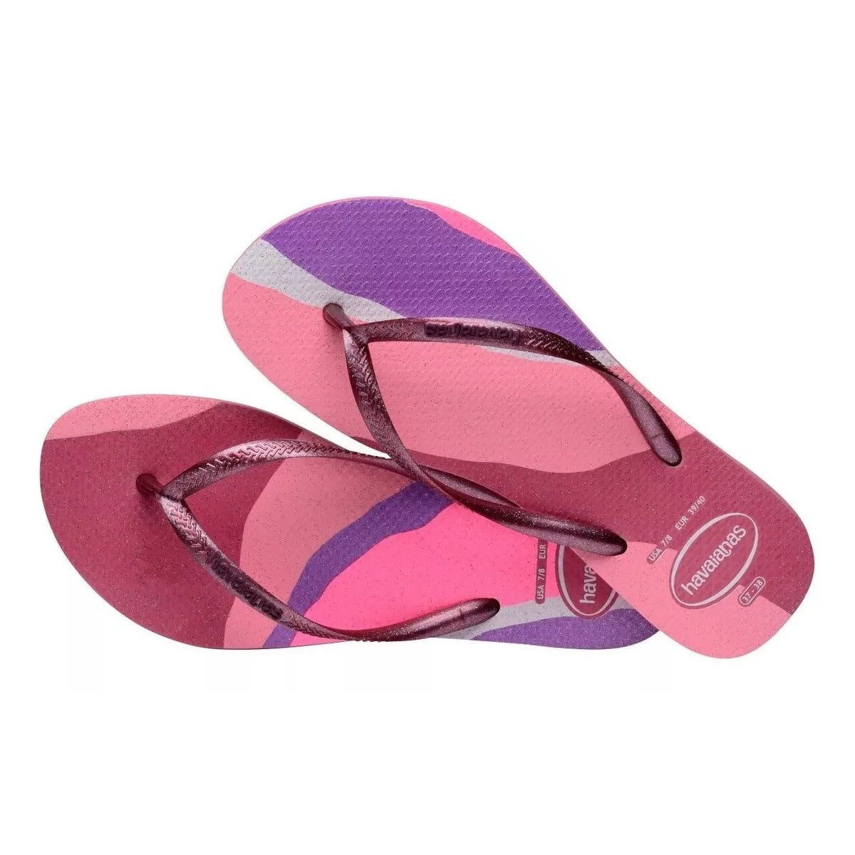 Havaianas Womens Slim Palette Glow Velvet Rose