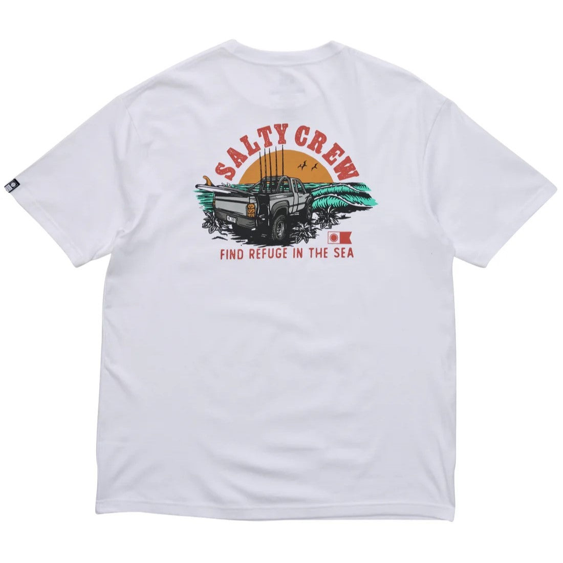 Salty Crew Mens Lifted Premium Ss Tee White