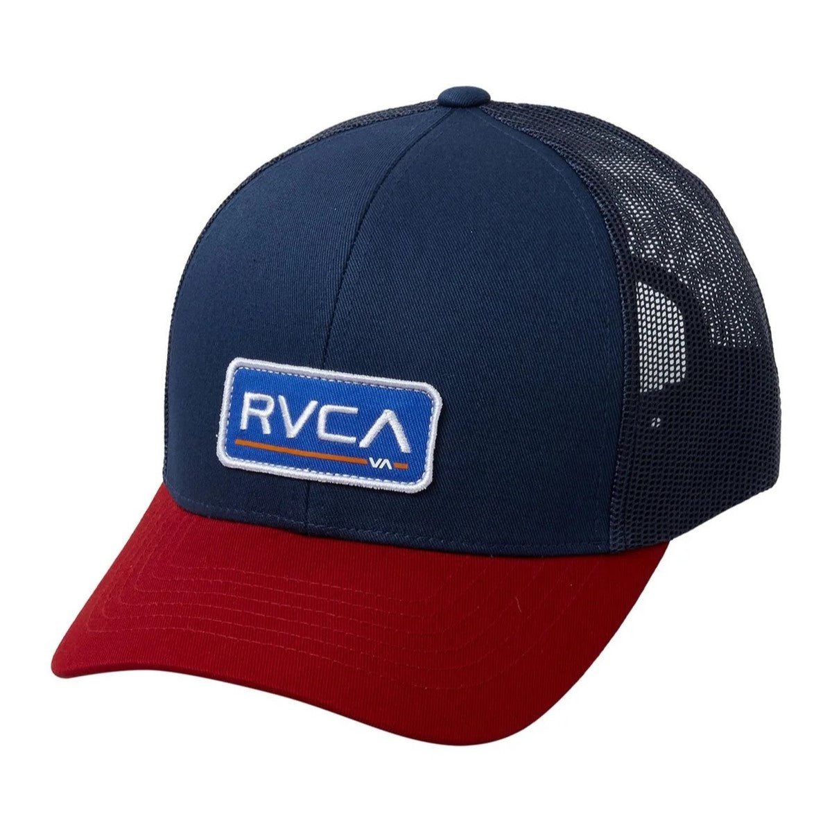 RVCA Unisex Ticket Trucker III Navy Red