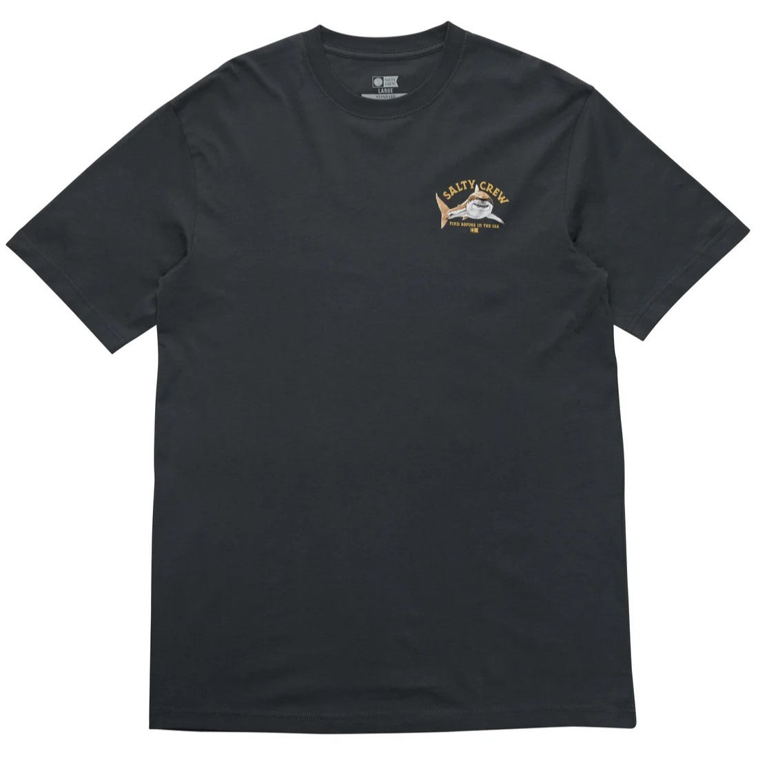 Salty Crew Mens Lurking Classic Ss Tee Black