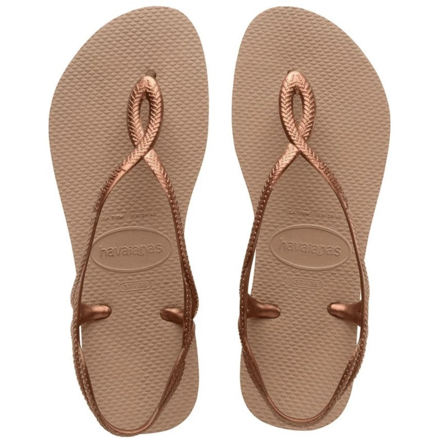 Havaianas Womens Luna Rose Gold