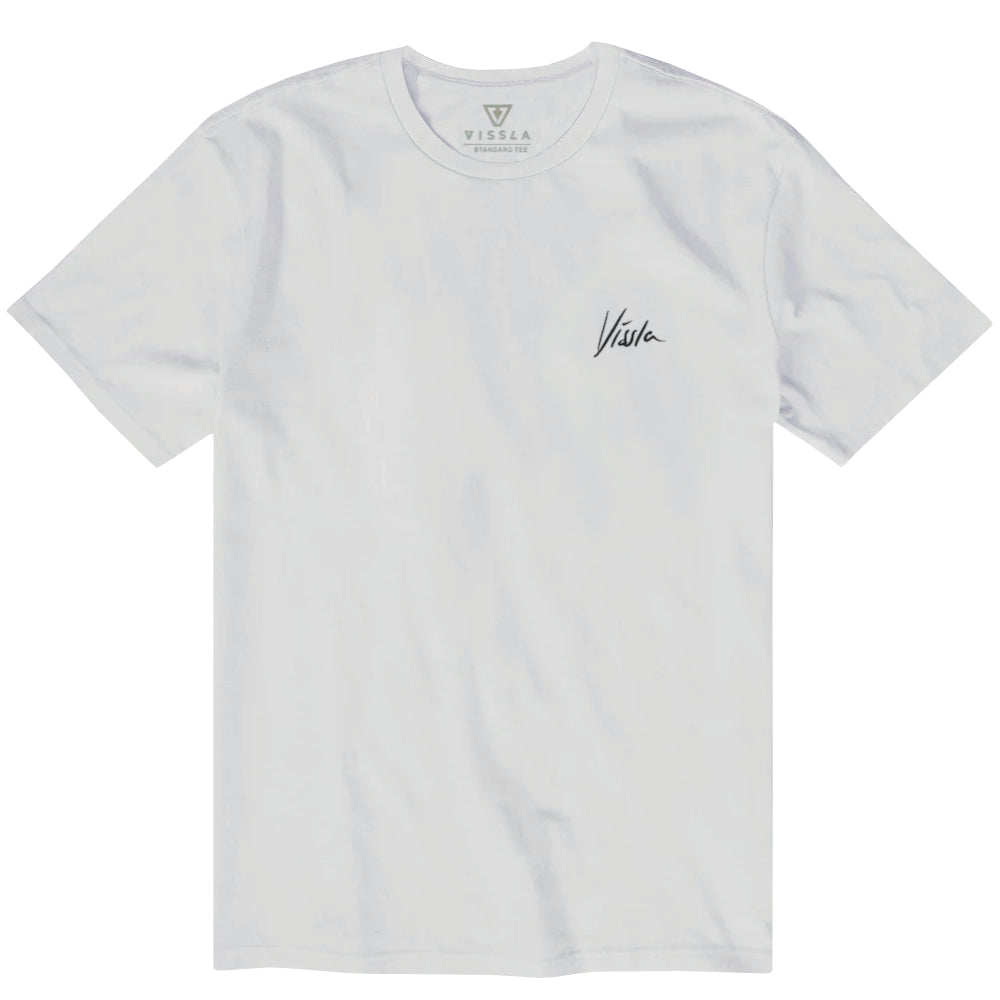 Vissla Mens Larmor X Supers Jbay Ss Tee White