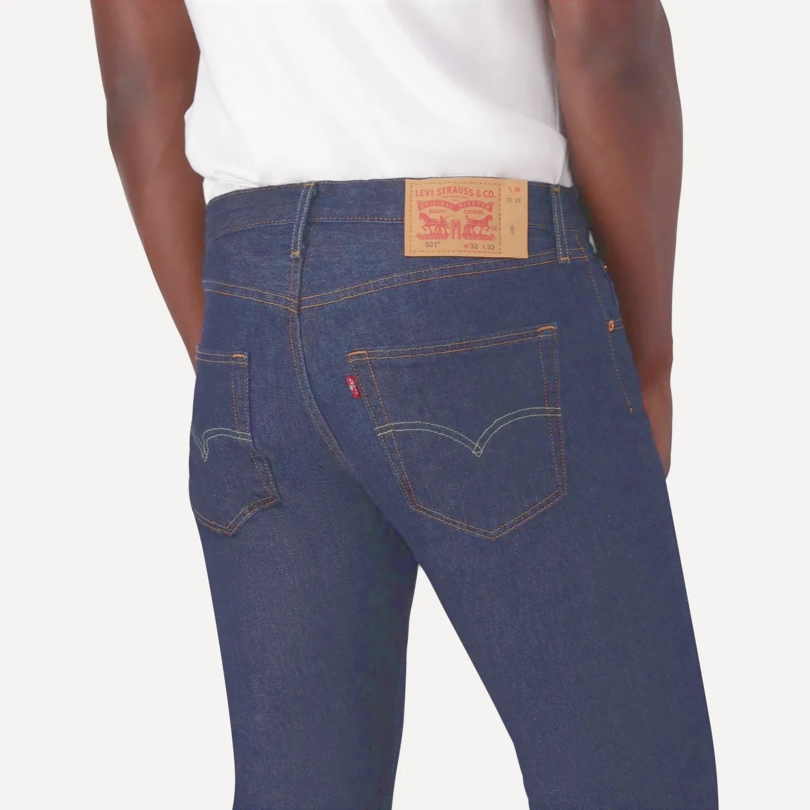 Levis Unisex 501 Original Denim Rinsey