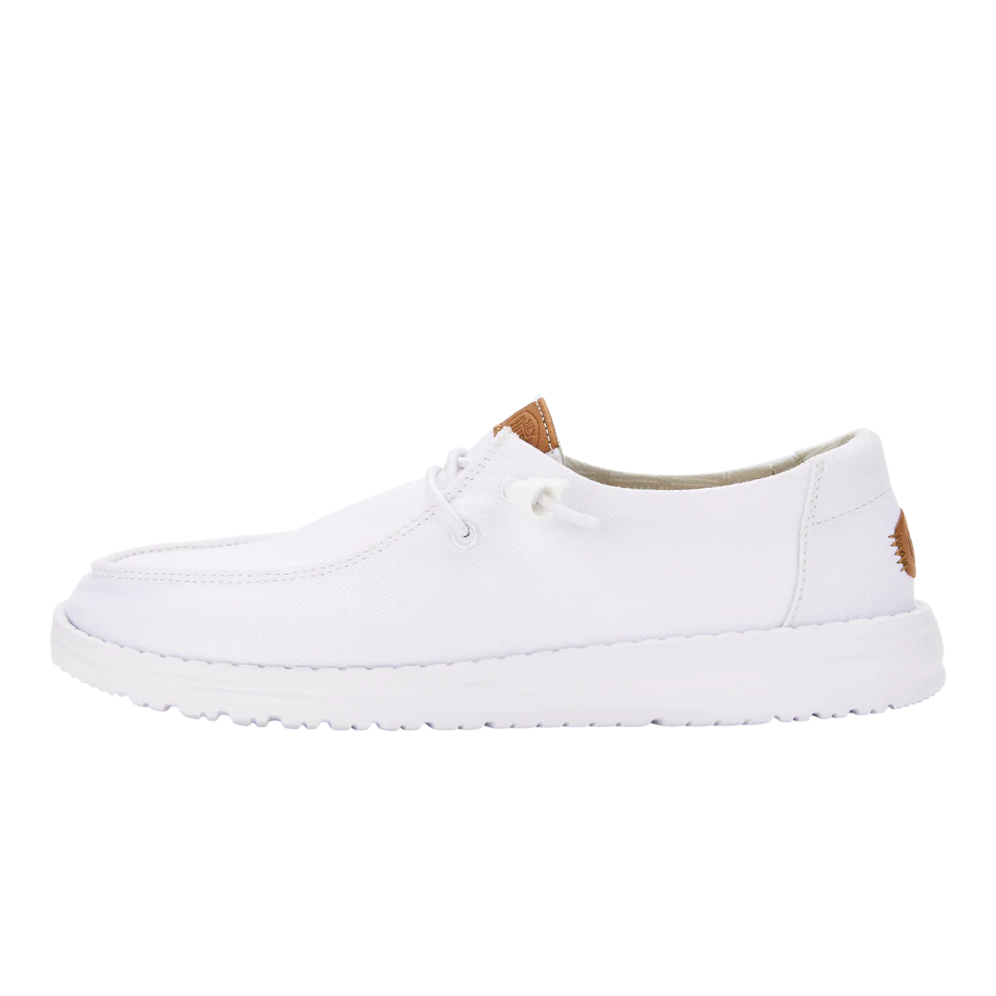 Hey Dude Womens Wendy Stretch Canvas White