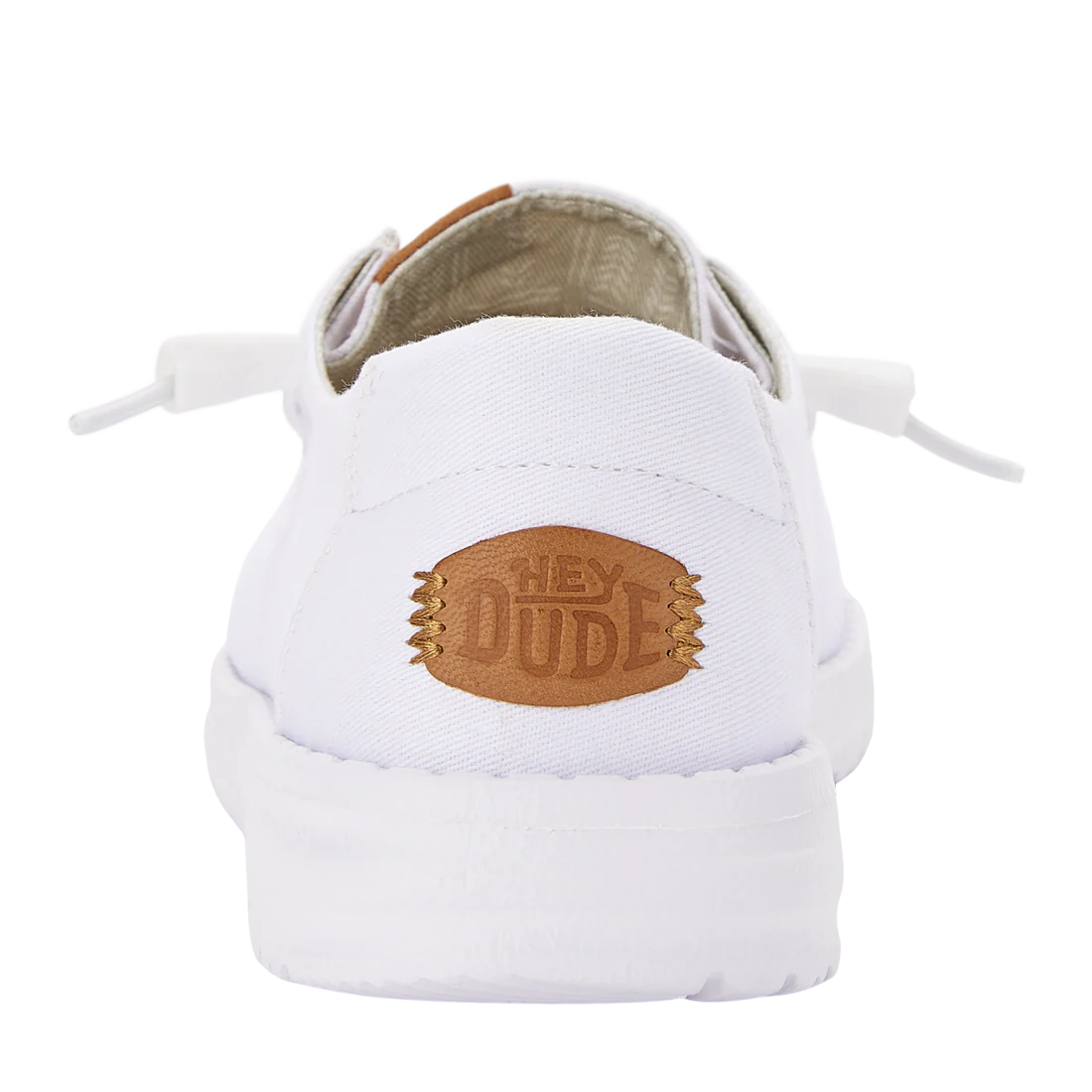 Hey Dude Womens Wendy Stretch Canvas White