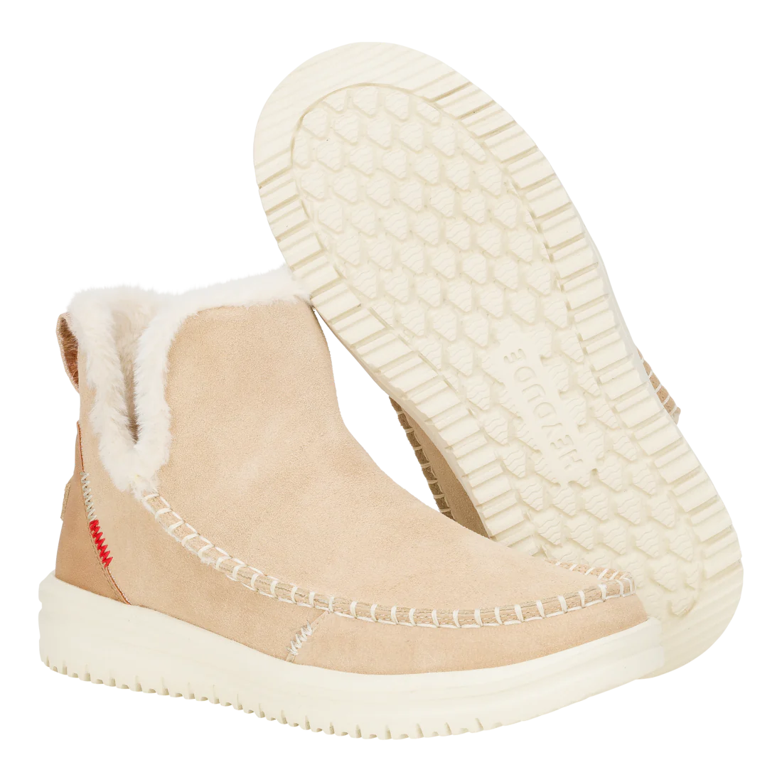 Hey Dude Womens Camden Suede Tan