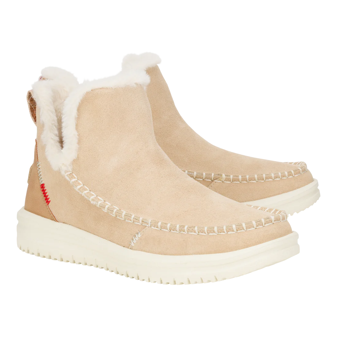 Hey Dude Womens Camden Suede Tan