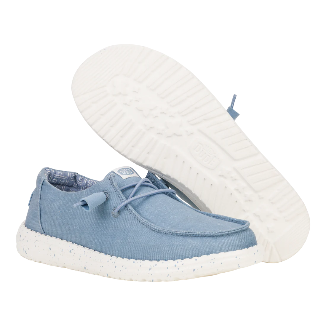 Hey Dude Womens Wendy Stretch Canvas Light Blue